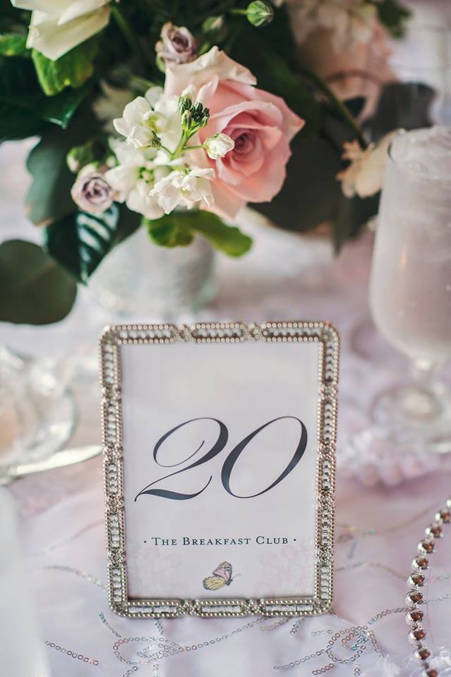 Bella Collina Wedding A Chair Affair table number
