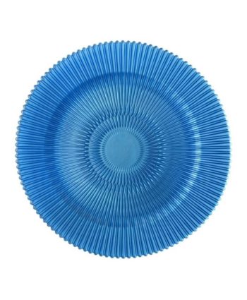 Blue Radiance Glass Charger