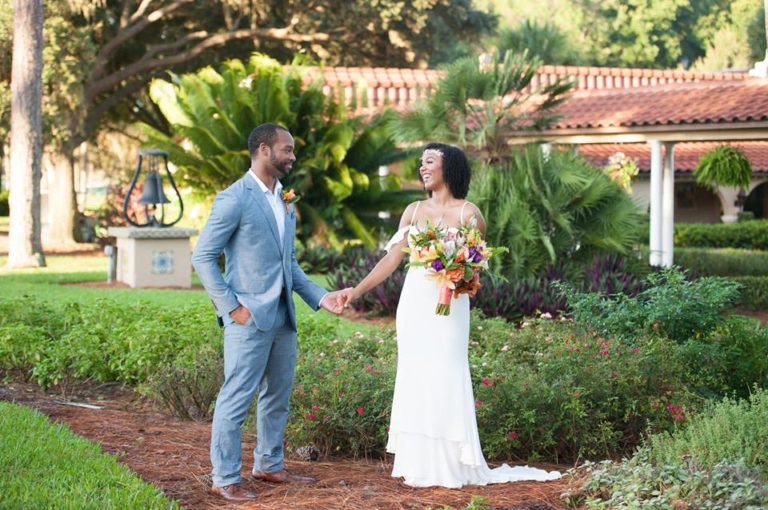 Mission Inn Resort Wedding Shoot A Chair Affair couple 1