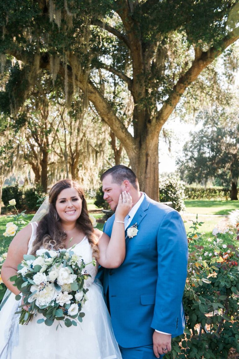 Cypress Grove Estate summer wedding A Chair Affair newlyweds