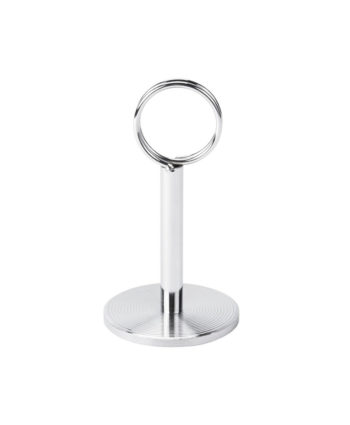 4 inch Silver Stanchion Table Number - A Chair Affair Rentals