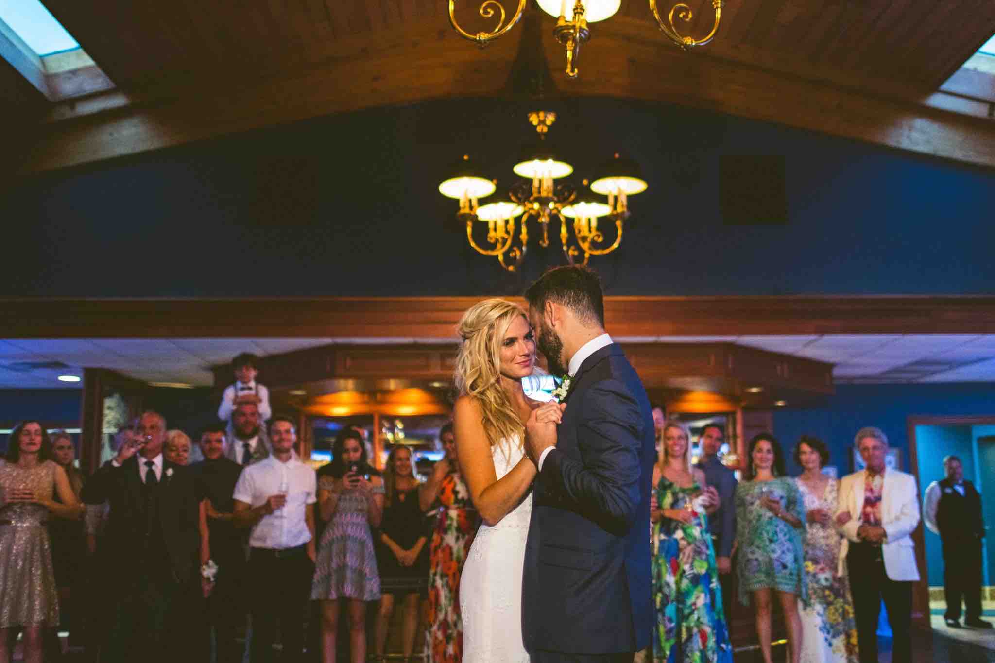 Waterfront Wedding at Eau Gallie Yacht Club A Chair Affair First Dance