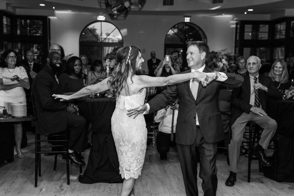 Classic Black and White Alfond Inn Wedding A Chair Affair Dance