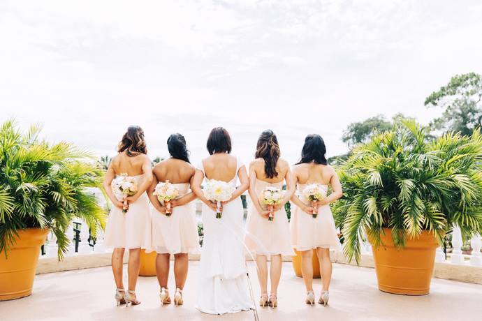 Mission Inn Resort Wedding A Chair Affair bridesmaids