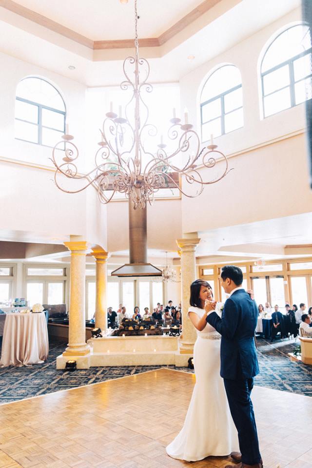 Mission Inn Resort Wedding A Chair Affair first dance