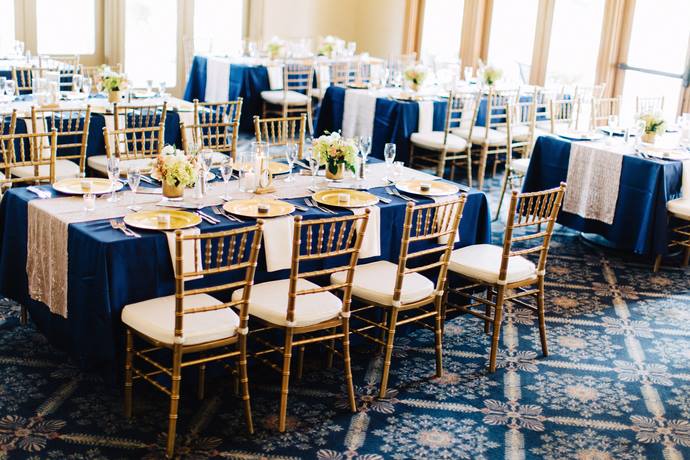 Mission Inn Resort Wedding A Chair Affair gold chiavari chairs - A