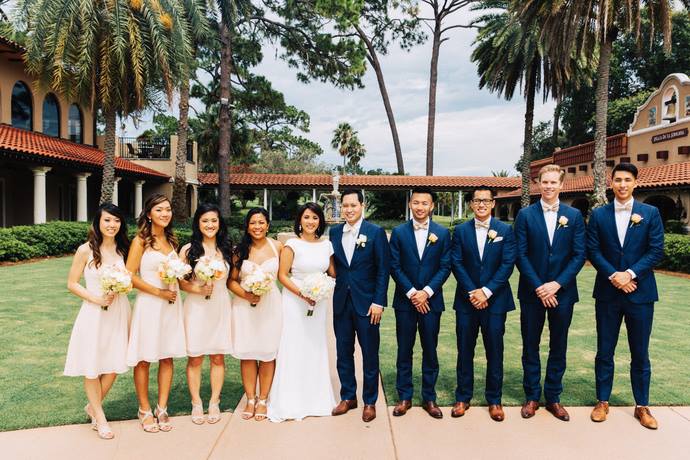 Mission Inn Resort Wedding A Chair Affair wedding party