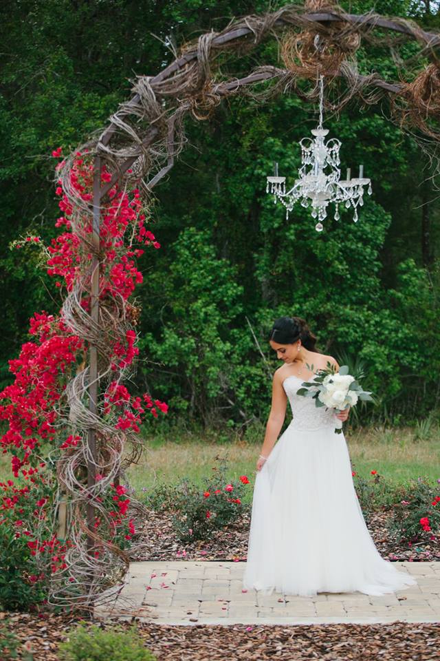 October Oaks Farm Wedding A Chair Affair bride