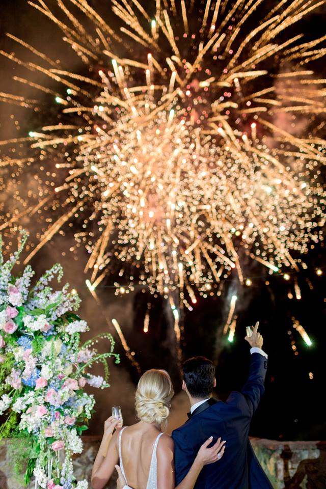 bella collina wedding a chair affair fireworks