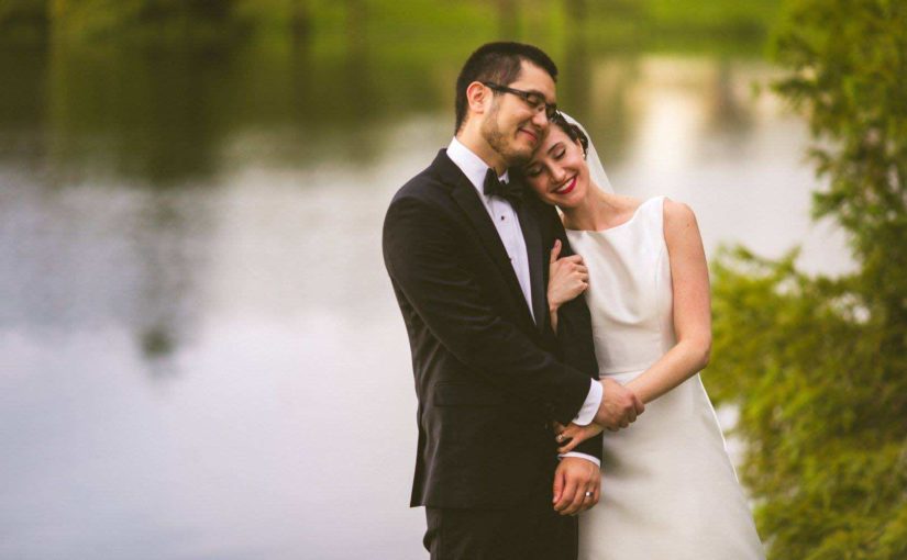 Artsy Black and White Wedding A Chair Affair Couple