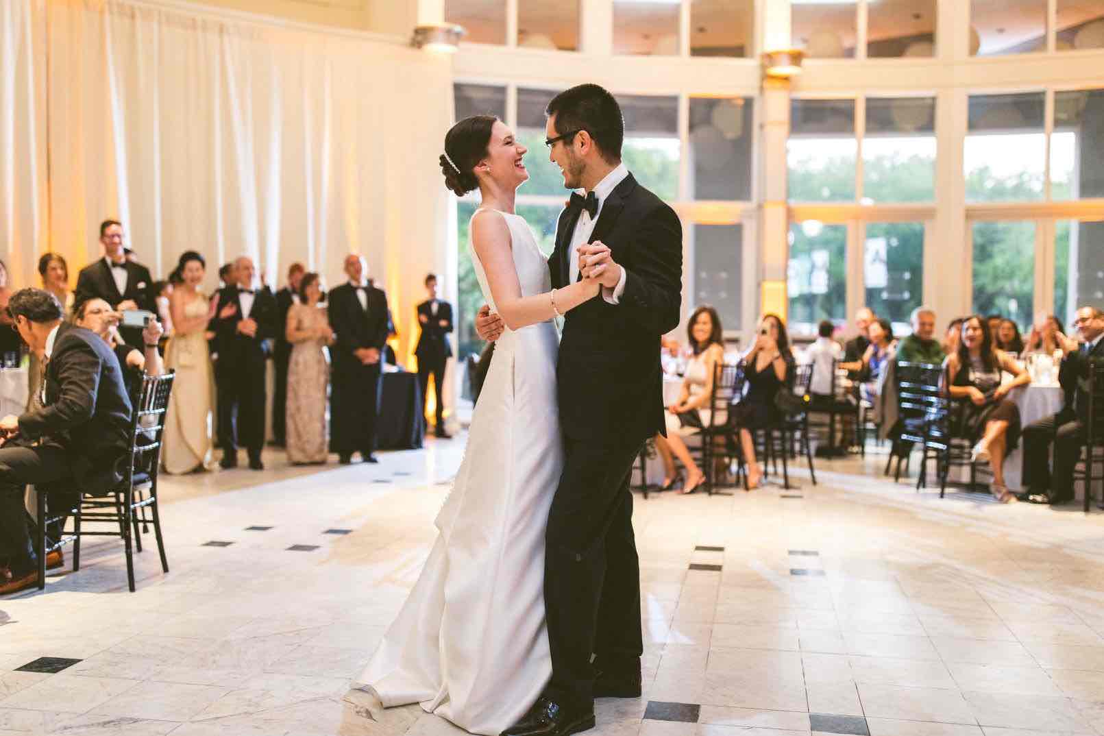 Artsy Black and White Wedding A Chair Affair First Dance