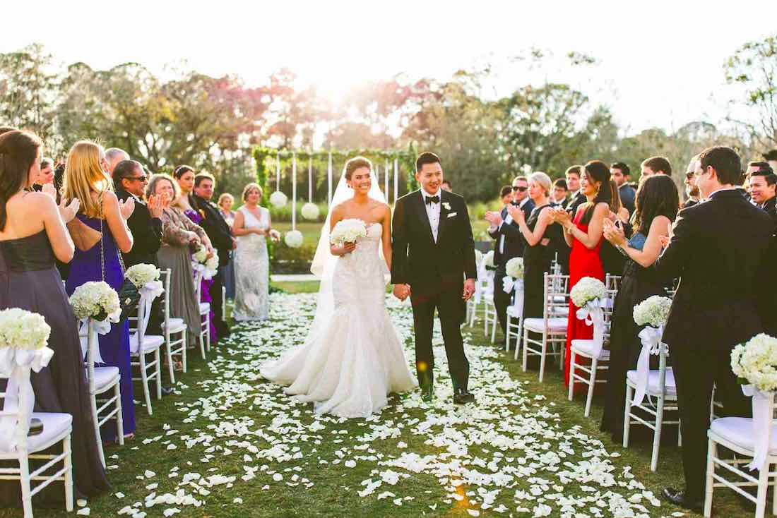 Glamorous Four Seasons Wedding A Chair Affair White Chiavari Chair After Ceremony