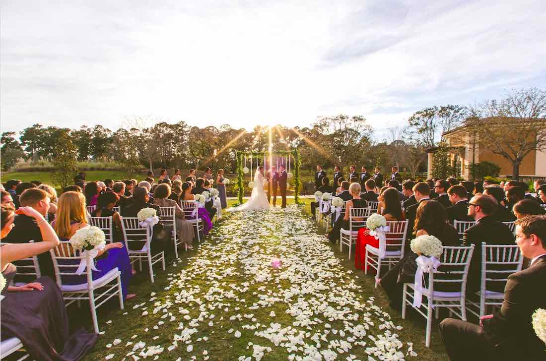 Glamorous Four Seasons Wedding A Chair Affair White Chiavari Chair Ceremony