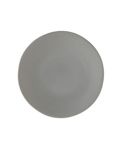 Gray China Dinner Plate