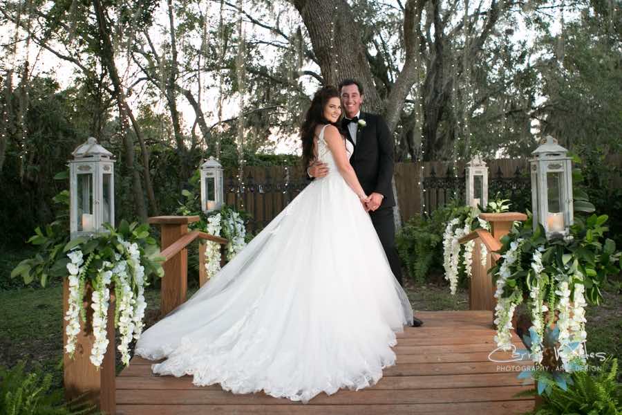 Once Upon a Time at Bakers Ranch wedding A Chair Affair Couple