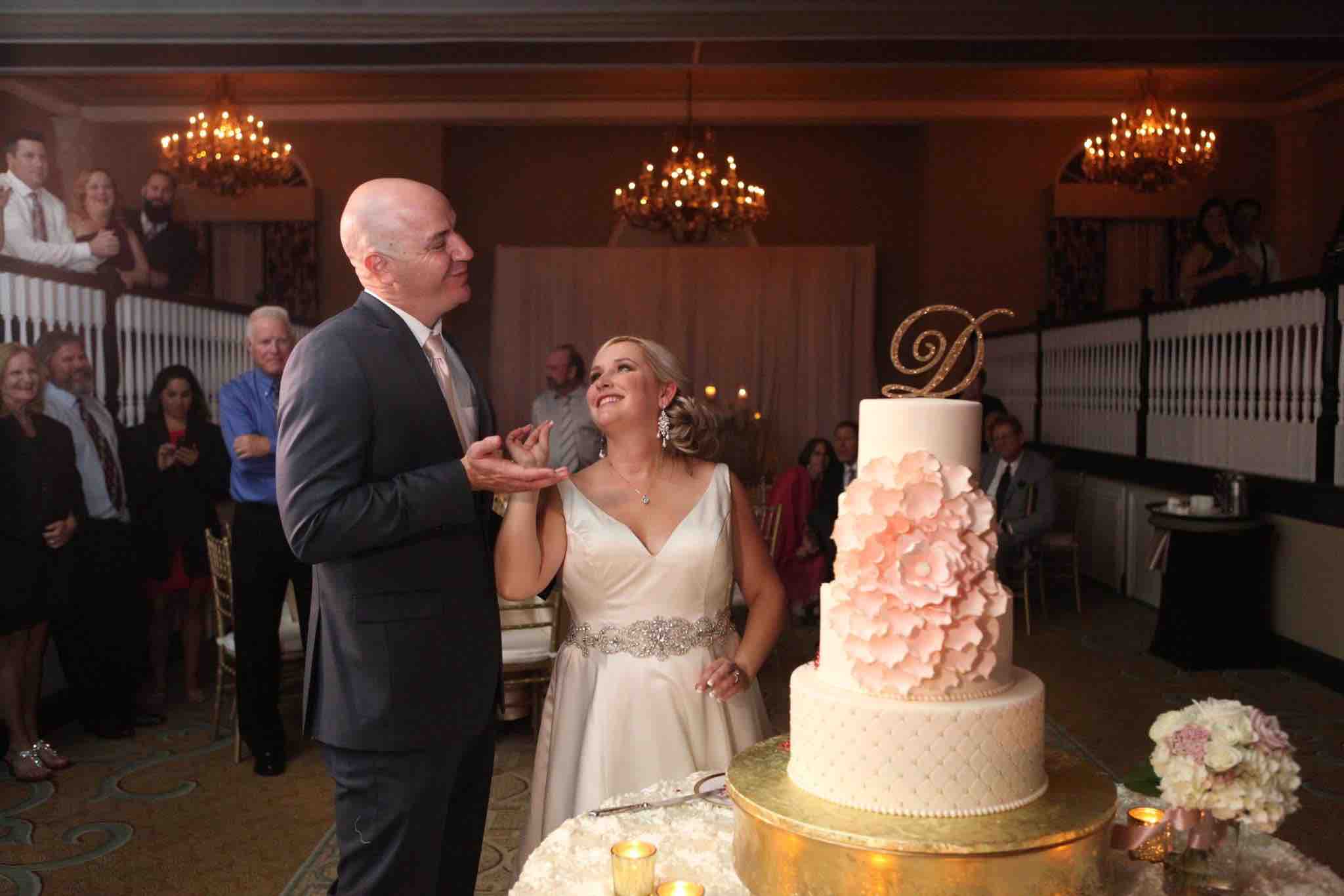 Sophisticated Blush and Gold Don CeSar Wedding A Chair Affair Couple