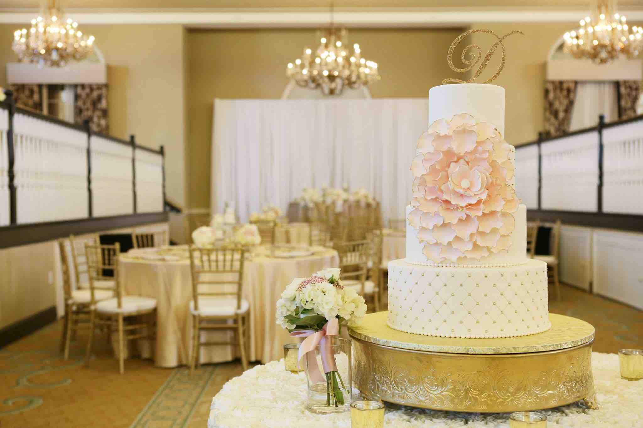 Sophisticated Blush and Gold Don CeSar Wedding A Chair Affair Gold Chiavari Chairs