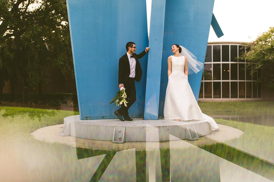 black and white wedding a chair affair couple 3