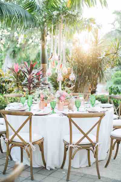 Luxurious Destination Wedding A Chair Affair Reception French country chairs