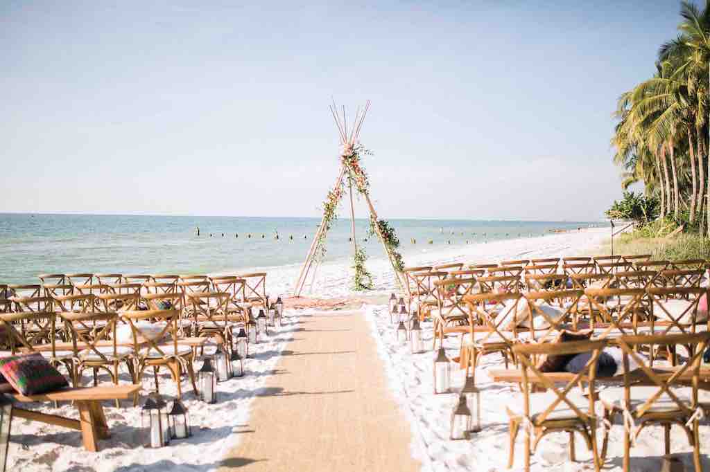 Luxurious Destination Wedding French country chairs