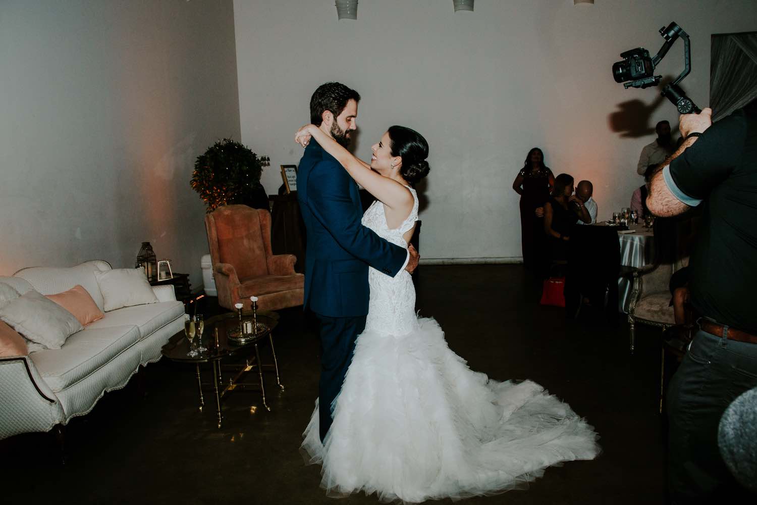 Rialto Theatre Wedding A Chair Affair Couple First Dance