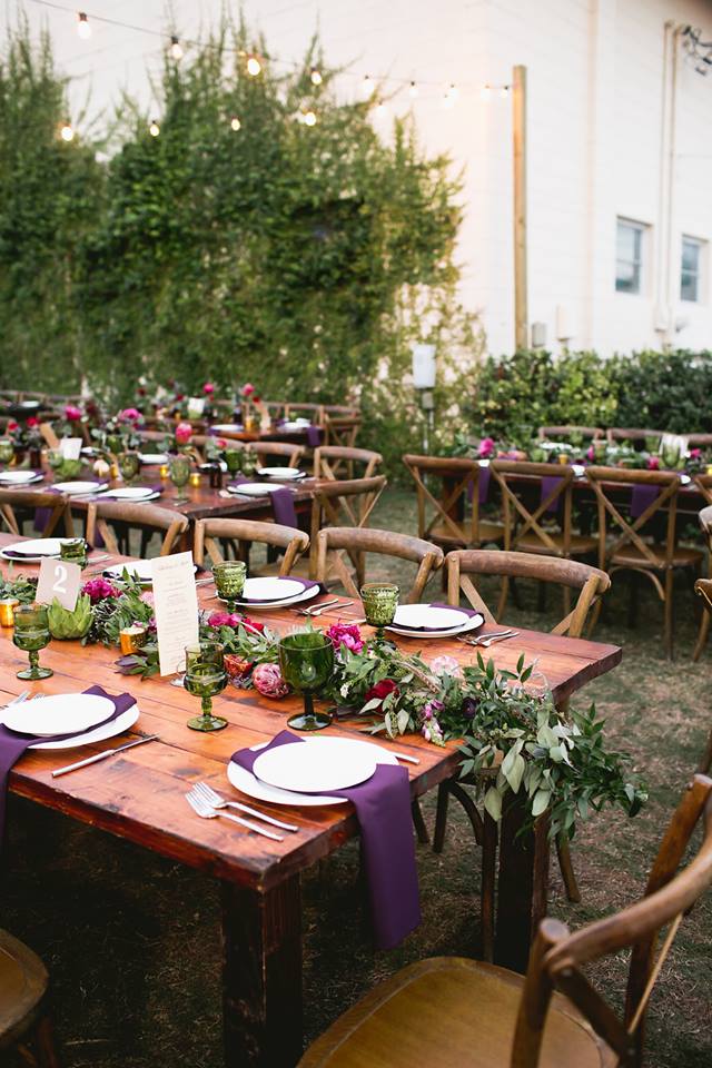 green bench brewing co wedding a chair affair mahogany farm tables