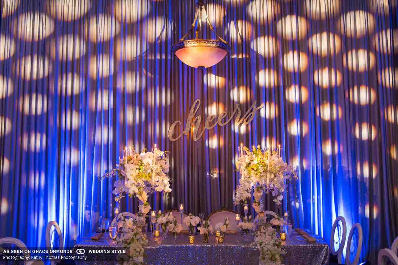 white and navy wedding A Chair Affair reception