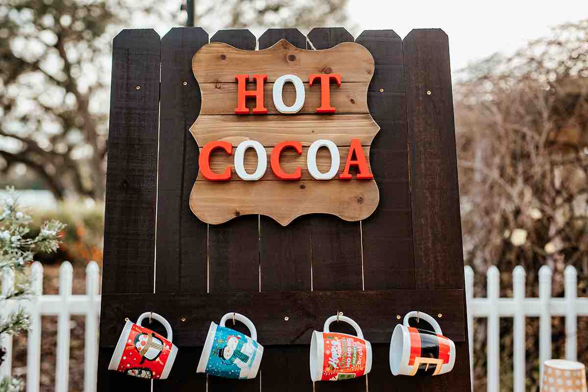 Christmas Wedding A Chair Affair Hot Cocoa Station