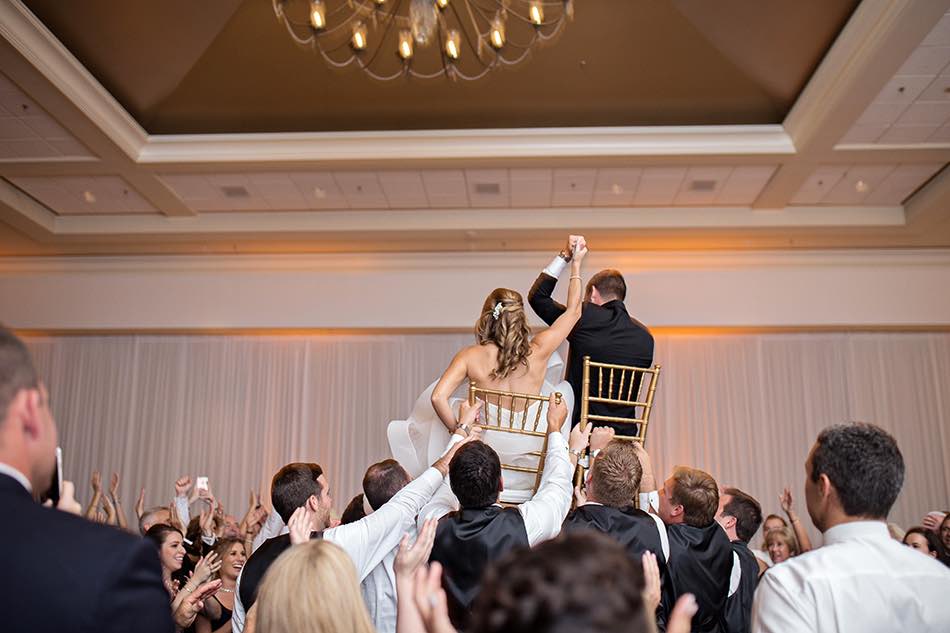 chair lift jewish wedding