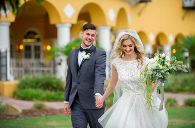 romantic southern-styled shoot A Chair Affair bride and groom