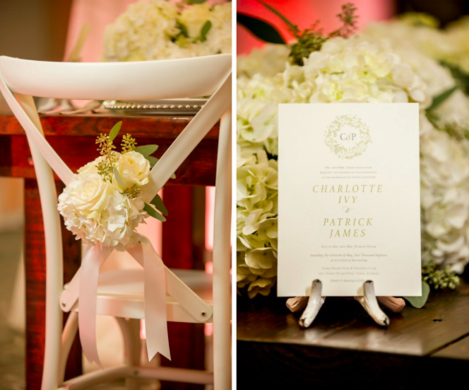 romantic southern-styled shoot A Chair Affair white French country chair