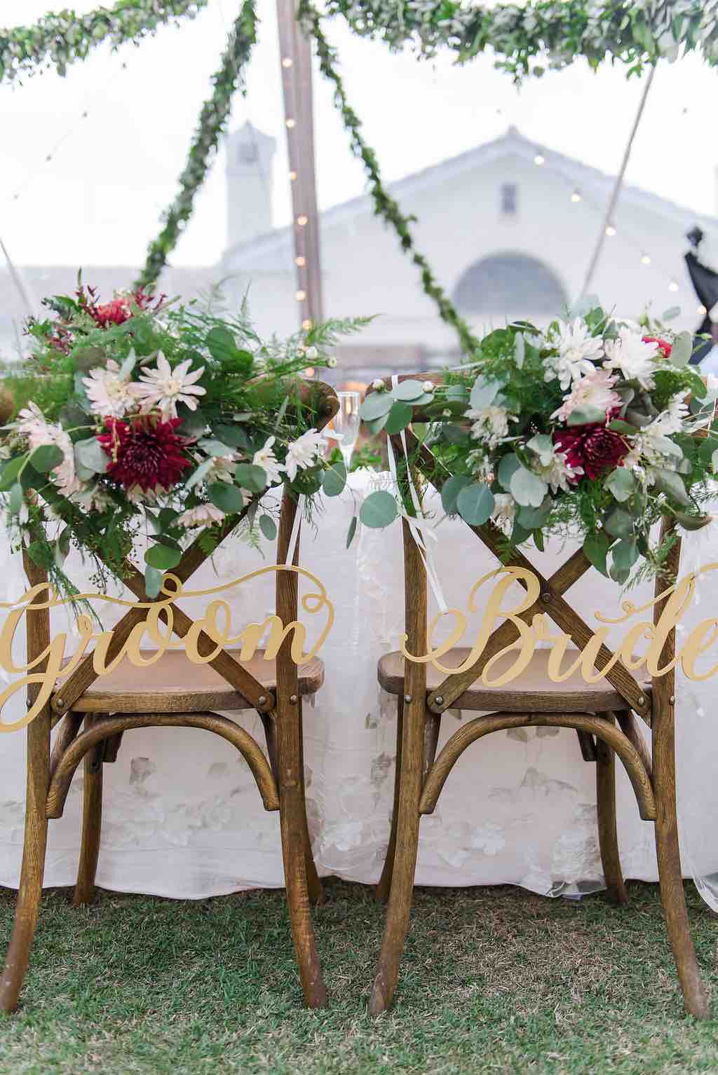 Couple Chair Floral Decor