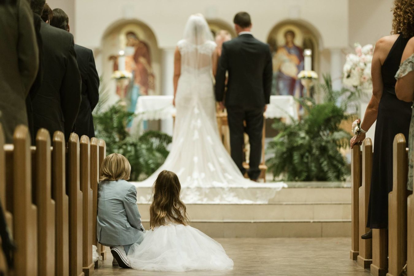 Church Ceremony, A Chair Affair, Finny Hill Photography, Mahaffey Theater Wedding