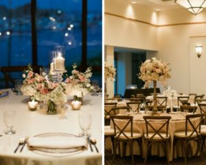 Gold Rim Chargers, French Country Chairs, A Chair Affair, Finny Hill Photography, Mahaffey Theater Wedding