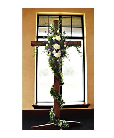 Mahogany Wooden Cross - A Chair Affair, Inc.