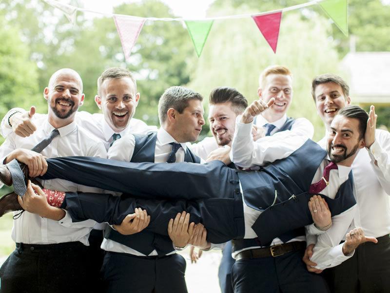 Groomsmen Lift Grooms Guide to Wedding Planning iManscape A Chair Affair