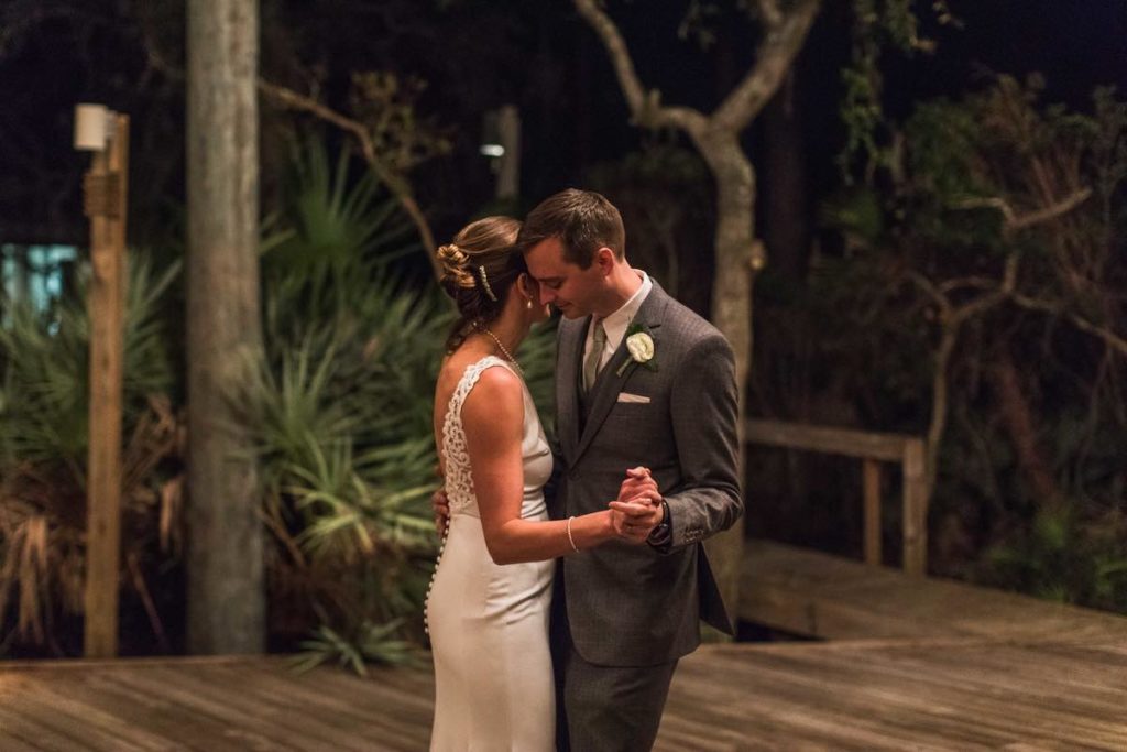 Atlantic Center for the Arts wedding Moonstone Studios A Chair Affair Couple's First Dance