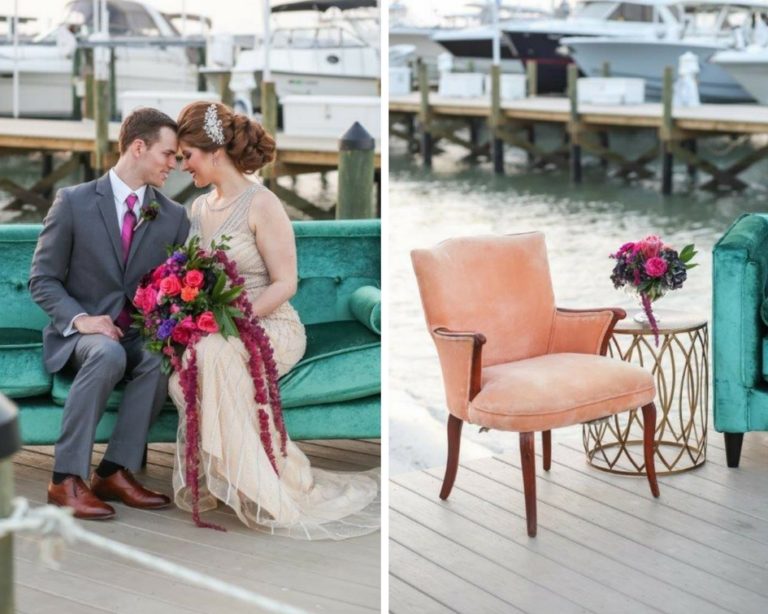 Isla del Sol Wedding Shoot-A Chair Affair-Emerald Brighton Sofa-Sara armchair-Ariel End Table