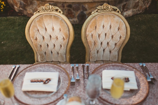 Bella Collina Fall Wedding-Gold Rim Chargers- The Victoria Chair-A Chair Affair