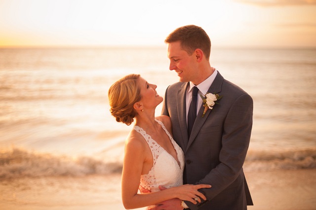 Carlouel Yacht Club Old Florida Wedding-Beach Bride and Groom-A Chair Affair