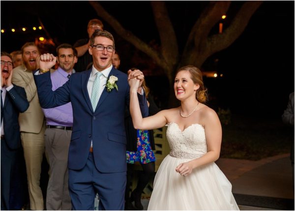 Davis Island Garden Club Outdoor Wedding-Bride and Groom- Reception-A Chair Affair