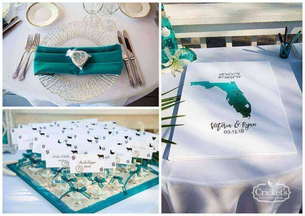 paradise cove beachy wedding a chair affair gatsby flatware