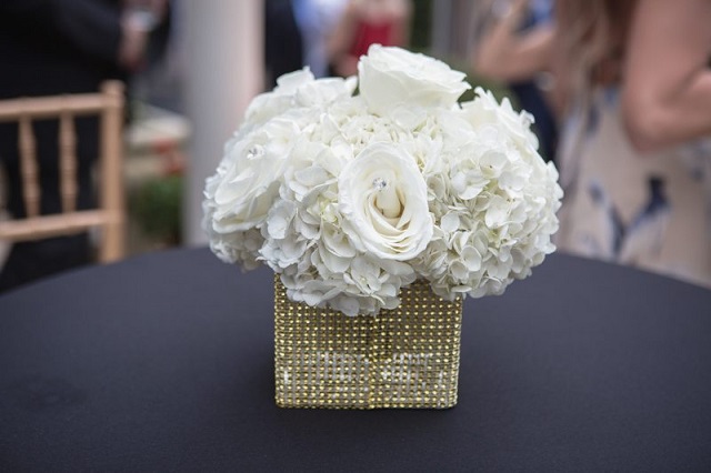 Grey and Yellow Wedding-garter toss - A Chair Affair, Inc.