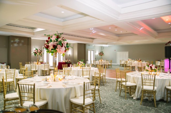 ACA Gold Chairs Tampa Bay Wedding