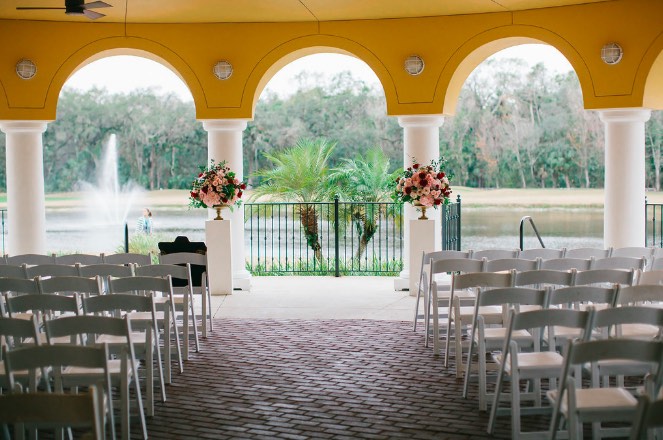 ACA White Chairs Tampa Bay Wedding