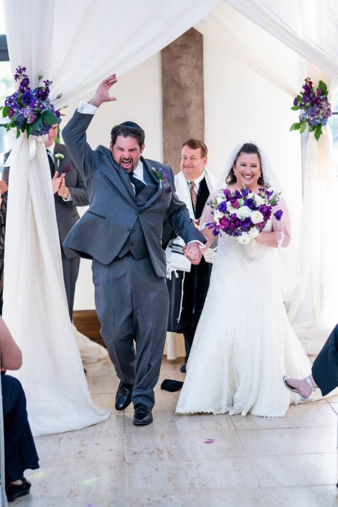 Jewish wedding ceremony