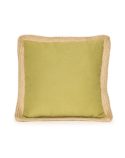 Lime Green Jute Trim Pillow - A Chair Affair Rentals