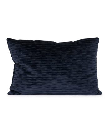 Navy Blue Ripple Pillow - A Chair Affair Rentals