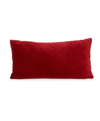 Red Velvet Lumbar Pillow - A Chair Affair Rentals