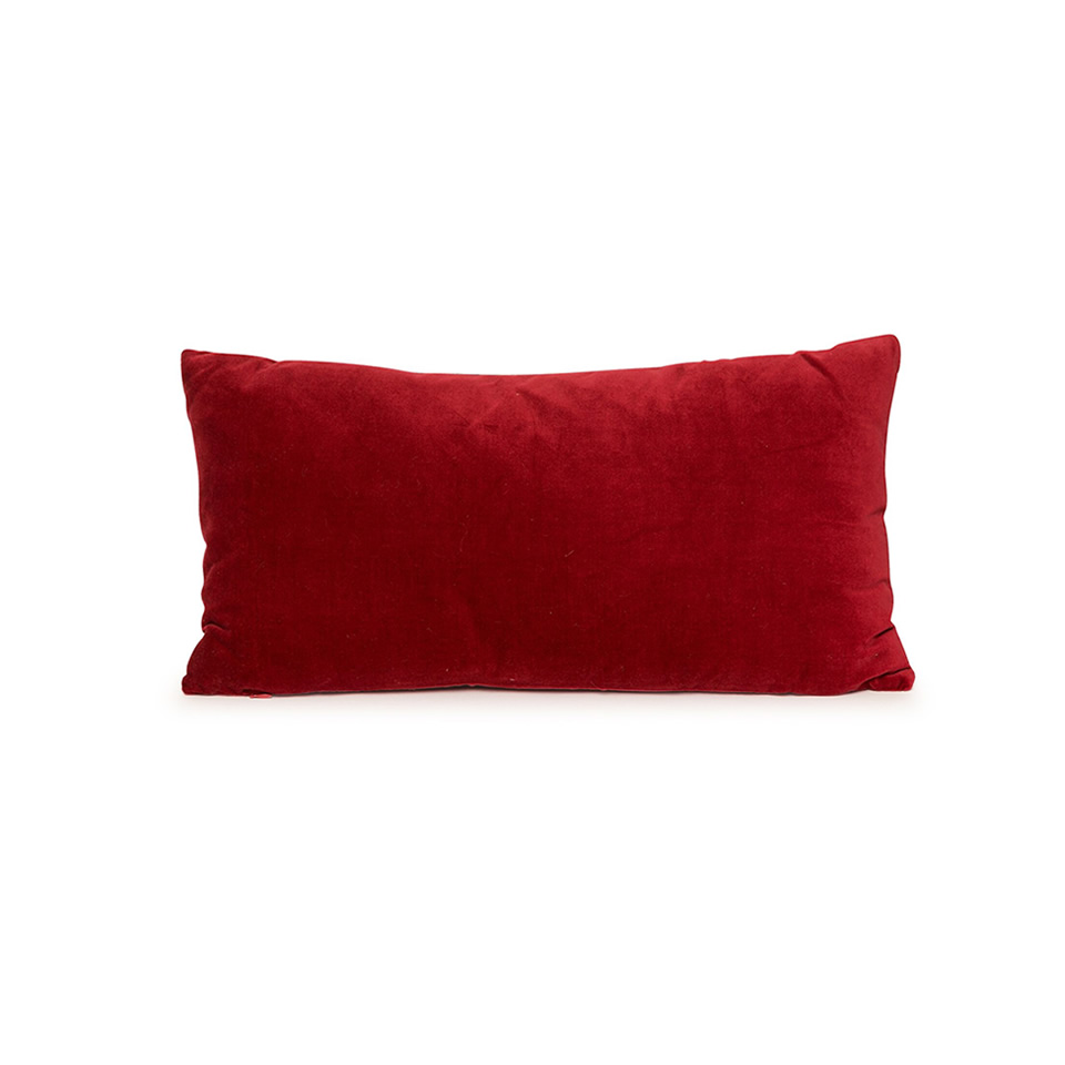 Red Velvet Lumbar Pillow - A Chair Affair Rentals